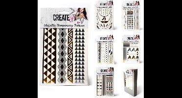 create it METALLIC TEMPORARY TATTOOS -  pagina's met tattoos