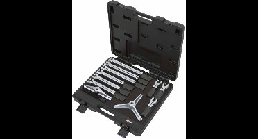 KS Tools Universele poelietrekker set 100-260 mm 12-delig 700.1300