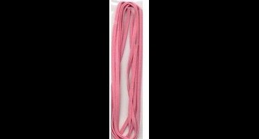 Imitatie leren Veter Roze 5mm x 2mtr