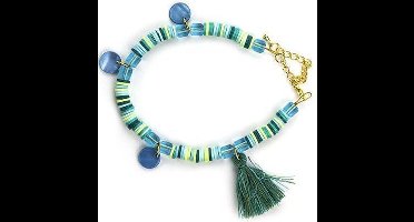 DIY Armband Set Katsuki Turquoise (blauw / Groen) Ocean Mix om zelf te maken