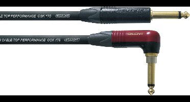 Cordial 11228 Audio Aansluitkabel [1x Jackplug male 6,3 mm (mono) - 1x Jackplug male 6,3 mm (mono)] 6 m