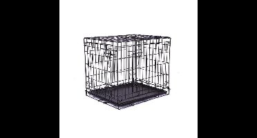 M-pets Bench - draadkooi- zwart-XS 46x30x35,6 cm