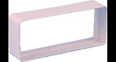 Nedco koppelstuk ventilatiekanaal, kunststof, wit, temperatuurbereik 0-50°C - S6720