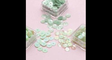 Trio Pailletten 6mm Lichtgroen