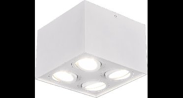 TRIO BISCUIT - Plafonniere - Wit mat - GU10 - Binnenverlichting - Draaibaar