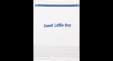 Briljant Baby Wieg Laken Sweet Little Boy - 75x100 - Silverblue
