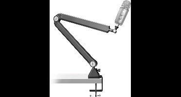 professional microphone arm - QuadCast Boom Arm Stand / microfoonhouder, microphone arm standard adjustable microphone stand ‎ 44.1 x 20.1 x 6.8 cm