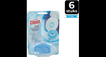 At Home Toiletblok 3-in-1 Aqua - Voordeelverpakking 6 stuks