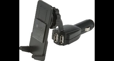 All Ride Telefoonhouder Auto met Autolader - Auto Oplader met 2 USB-Poorten - Universele Telefoonstandaard