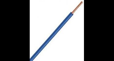 H07V-U | VD draad | 1 x 1,5mm2 aders | Blauw | 100M