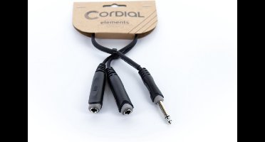 Cordial EY 0.3 PGG Y-Adapterkabel 0,3 m - Insert kabel