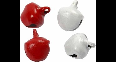 CC Belletjes Rood Wit 50 stuks