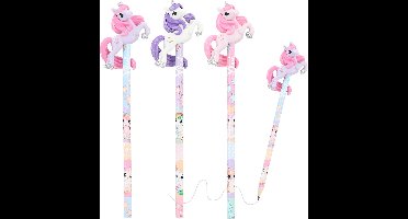 Depesche - Ylvi potlood met eenhoorn topper - 1 stuk