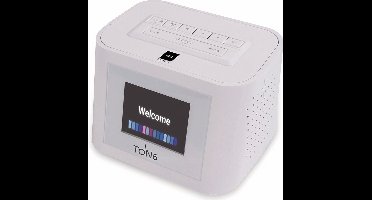 TON6 internet/FM radio (wit)