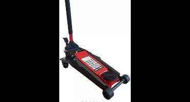 2.5-Ton Hydraulische Garagekrik met Voetbediening-Luxe garagekrik met dubbele perscilinders en 2,5 ton hefcapaciteit.