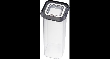 Voorraadbus, Vierkant, 400 ml, Glas, Stapelbaar, Incl. stickers/labels - GEFU | PANTRY