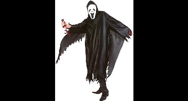 Scream Kostuum Met Masker kids maat 164 6-9jaar - bevat: kostuum met capuchon en masker