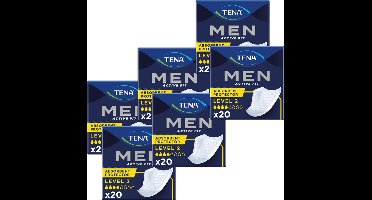 TENA Men (Active Fit) Level 2 - 6 pakken - 120 stuks