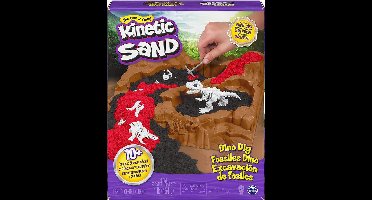 Kinetic Sand Dino Dig - Dino's opgraven - Graaf om jouw dino's te ontdekken!