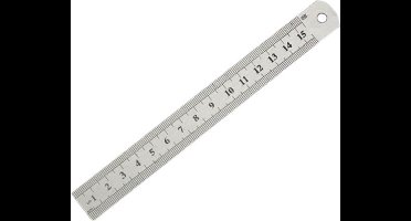 RVS liniaaI 150 mm sniiIat Inch en mm