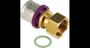 Bonfix Perskoppeling - Alu-pers - 2-delige koppeling met losse fiberring - 3/4 x 26mm