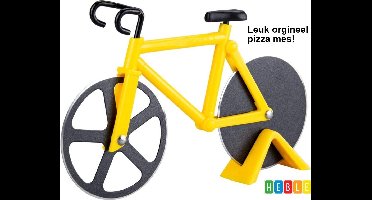 *** Pizzasnijder Fiets – fiets – Pizzames – Pizza roller – RVS – Pizzaschaar - van Heble® ***