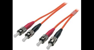 EFB Elektronik O6013.1 Glasvezel Optische vezel Aansluitkabel [1x ST-stekker - 1x ST-stekker] 50/125 µ Multimode OM2 1.00 m