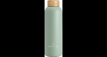 waterdrop® Thermosfles - 600 ml - Roestvrij Staal - Mat Olijf