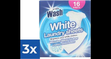 At Home Wasdoekjes Witte Was 12 stuks - Voordeelverpakking 3 stuks