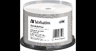 Verbatim DVD+R 8,5Gb=Dual Layer 8x wide thermal printable, Cakebox van 50 stuks(43754)