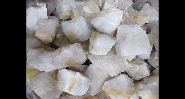 Bergkristal Ruw Groot - B-Kwaliteit - Groothandel Partij van 25kg - Stenen / Stukken van 0,5 tot 4kg p/st