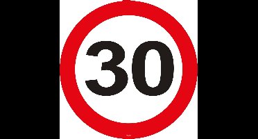 Tuin decoratieborden 30 jaar verjaardag - karton - 26 x 44 cm - Feestartikelen/versiering - 30-jarige