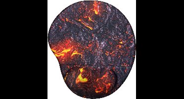 Lava Wristrest Ergonomic Gel Mouse Pad - Suitable for Computers and Laptops, Wrist Rest of the Mouse Against Tendon Problems