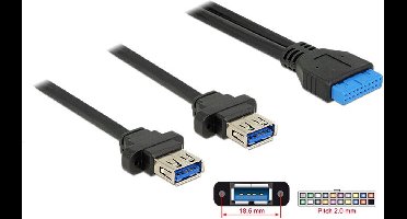 USB Kabel USB 3.0 PIN-koptekst