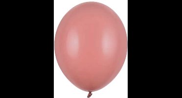 Partydeco - Ballonnen latex - Wild Rose 27 cm (50 stuks)