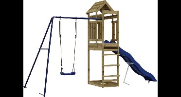 vidaXL - Speelhuis - geïmpregneerd - grenenhout