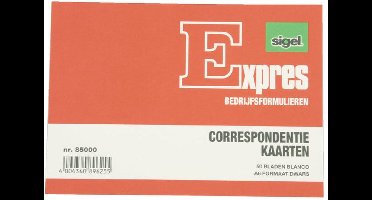Correspondentiekaart sigel expres a6 ivoorkarton | 20 stuks