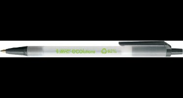 Balpen bic ecolutions m zwart | 50 stuks