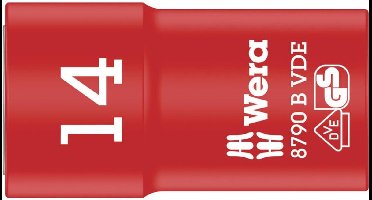 Wera 8790 B VDE 05004958001 Dop (zeskant) VDE-dopsleutelinzet 14 mm 3/8 (10 mm)