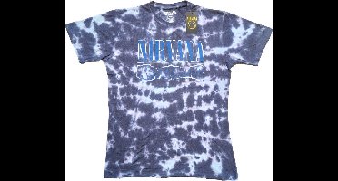 Nirvana - Nevermind Wavy Logo Kinder T-shirt - Kids tm 8 jaar - Paars