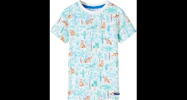 vidaXL - Kindershirt - 104 - ecru