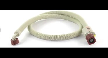 Nedco Water Aanvoerslang met waterstop voor Wasmachine - 1.5m - Grijs