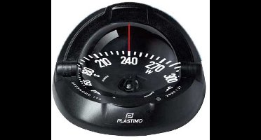 Plastimo Offshore 115 Recht Zwart Rooskompas Zwart
