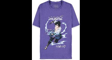 Naruto - Sasuke Heren T-shirt - XL - Paars