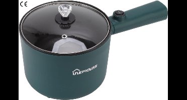 Multicooker - Steelpan - Incl Deksel - 1.8L - Multifunctioneel - Anti Plak - 2 Temperatuurstanden