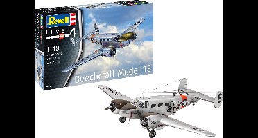 Revell Modelbouwpakket Militaire voertuigen - 03811 Beechcraft Model 18 Plane Plastic - 1:48 - Modelbouw