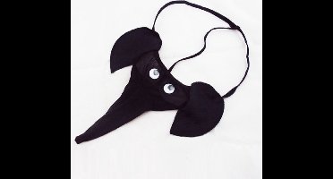 Heble® - "Onze Olifanten-String voor Mannen - Onesize, Zwart"