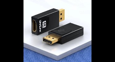 Displayport naar HDMI Adapter - 4K en 1080p - Plug and play - Desktop en laptops - Beamer - projector