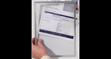 Franken ITSA4M 12 Documenthouder Grijs DIN A4