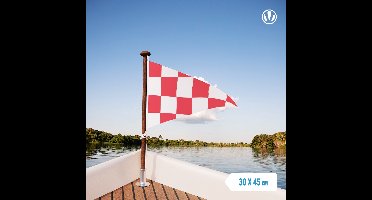 Puntvlag Noord-Brabant 30x45cm